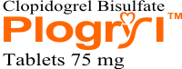PLOGRYL-clopidogrel bisulfate 75 mg tablets