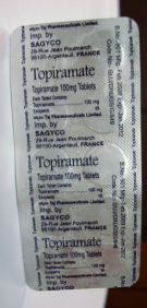 Topamet-topiramate tablets,Taj Pharmaceuticals Ltd.  Conditions,Diseases, Medications, Procedures, Tests, Treatment, Prevention, and Prognosis Information,Topiramate is a white crystalline powder with a bitter taste  