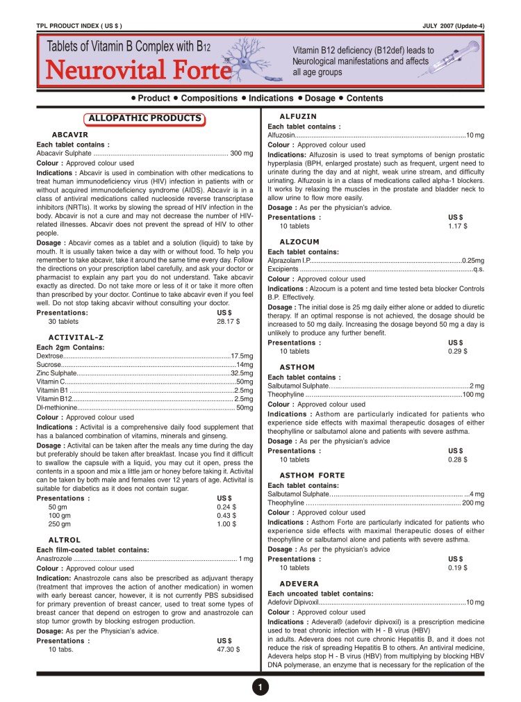 Taj Product Brochure Page 4