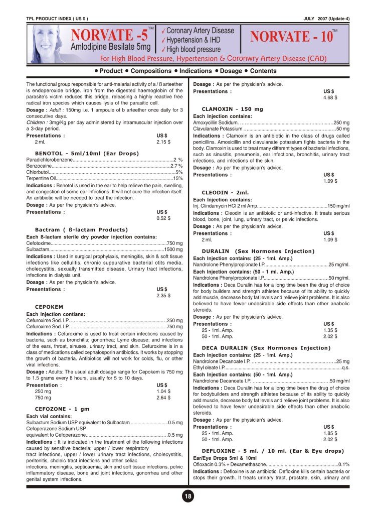 Taj Product Brochure Page 4