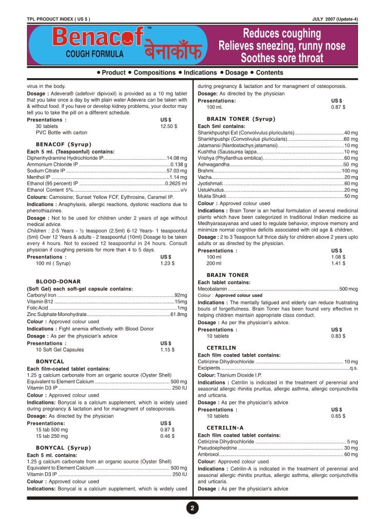 Taj Product Brochure Page 4