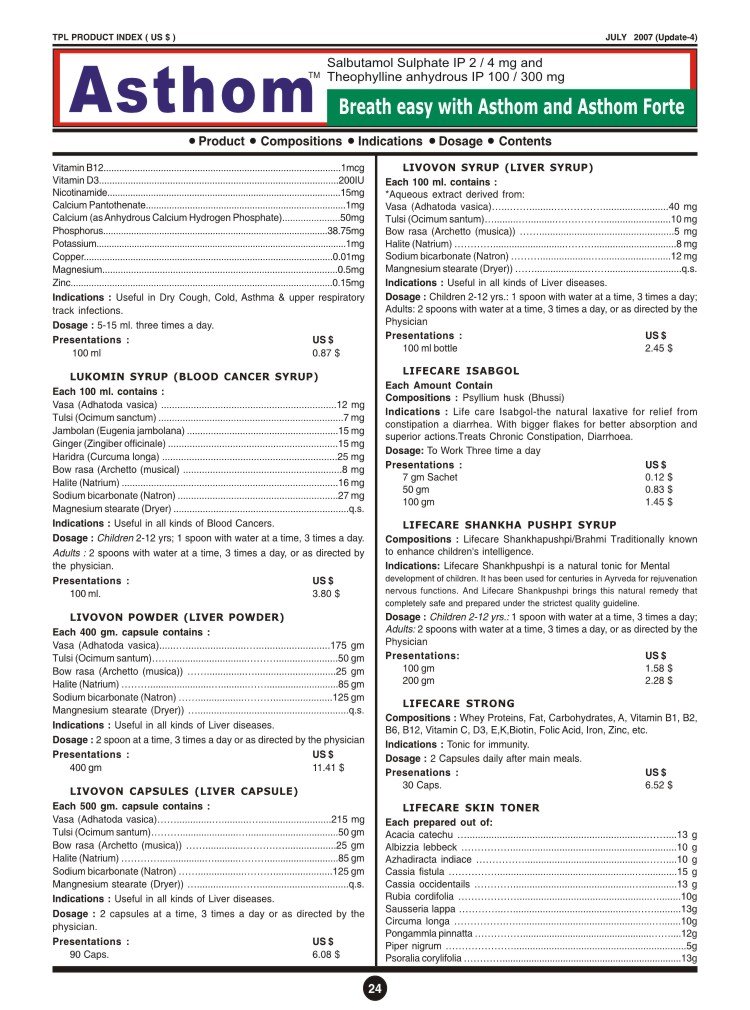 Taj Product Brochure Page 4