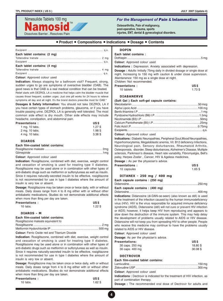 Taj Product Brochure Page 4