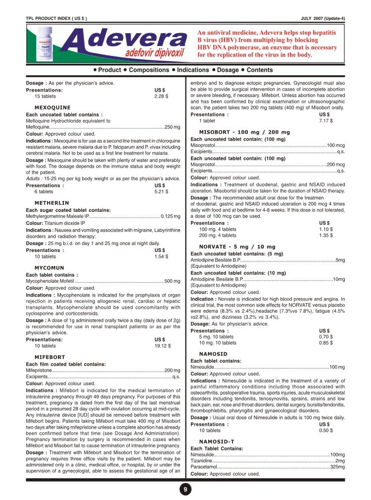Taj Product Brochure Page 4